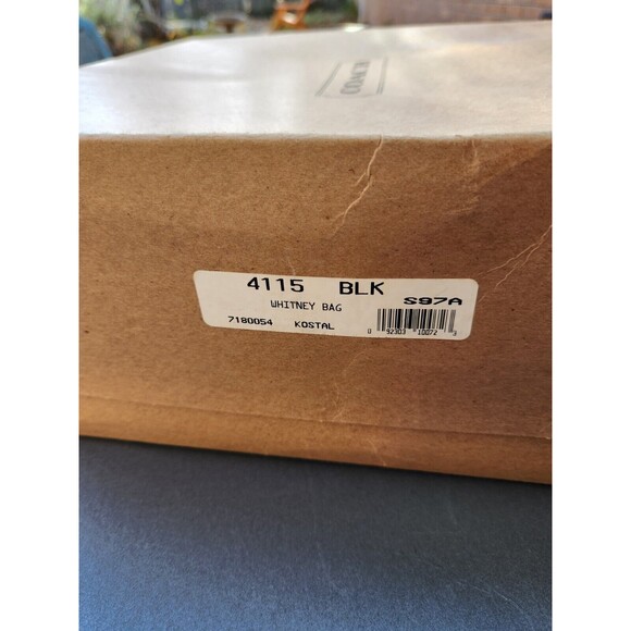 Coach Vintage Whitney Leather Shoulder Bag 4115 with Original Box - Picture 2 of 16